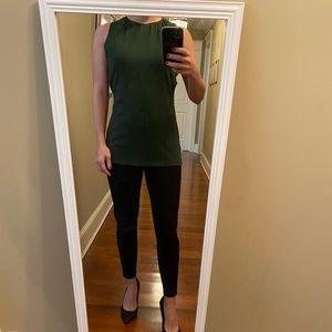 Green Tank Top Blouse